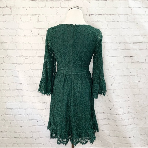 ModCloth Through The Bluebells Green Lace Dress - Picture 5 of 6